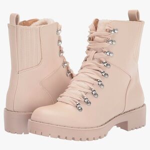 NWT by Sam Edelman winter sherpa lined combat style booties size 9 N in box